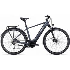 E-Citybikes Cube Touring Hybrid ONE 625 - Grey 'n' White Herrcykel