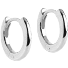 ENAMEL Copenhagen Chunky Classic Hoops - Silver