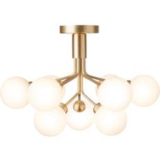 Nuura Apiales Brass/Opal Pendellampa 59.5cm