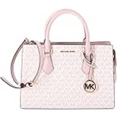 Pink - Women Messenger Bags Michael Kors handbag women Sheila satchel medium OpticWhite/RoseGold