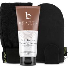 Beauty By Earth Self Tanner Tanning Lotion & Self Tanning Mitt Fair to