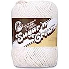 Natural Yarn Spinrite Lily Sugar N' Cream Yarn 2.5 oz, 4-Ply, Ecru