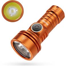 wurkkos TS11 EDC Flashlight Rechargeable,Super Bright Led Pocket Flashlight with 616M Beam Distance,Compact LED Flashlight with Anduril 2.0 UI and SFT40 Led Orange