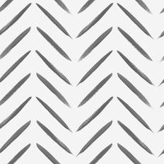 Wallpapers Holden Decor Abstract Chevron Brush Marks Black Paint Wallpaper