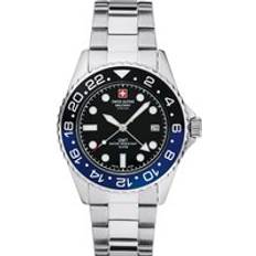 Swiss Alpine Military Men Wrist Watches Swiss Alpine Military Master Diver GMT Black