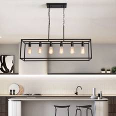 Blue Elephant Billal 6-Light Kitchen Island Pendant Lamp
