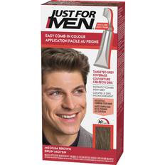 Just For Men For Men A-35 Medium Brown AutoStop Comb-In 12