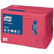 Tork Servett Lunch 1-lags röd