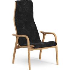 Swedese Lamino Roble Aceitado/Piel De Oveja Black Sillón