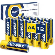 AA LR6 Maximum Power Alkaline Double A Batteries 12 Count