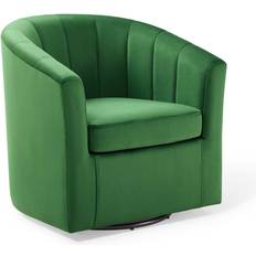 Velvet Armchairs modway Prospect Channel Armchair