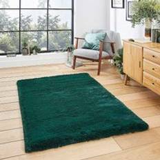 Polyester Carpets Think Rugs Super Teddy Modern Shaggy White