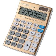 Dsport CT-990 Electronic Calculator 12 Bit Superior Quality Large Solar and AA Battery Dual Power Calculator