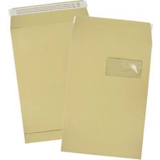 Fournitures d'Expédition et d'Emballage GPV Pochettes à soufflets, C4, 229 x 324 mm, kraft brun