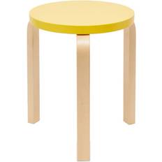 Artek Taburetter Artek Stool 60 Yellow Skammel