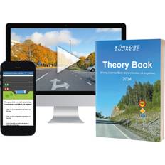 Theory Book Driving Licence Book 2024 körkortsboken på engelska online tests