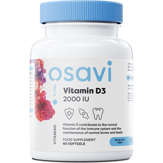 Osavi D3-vitamin 2000 IE 60 Bløde Kapsler