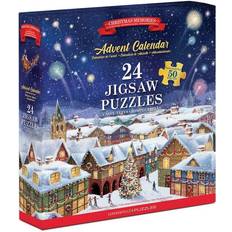 Julekalendere Eurographics 9924-5810 Adventskalender Christmas Memories, 24 Puzzles je 50 Teile