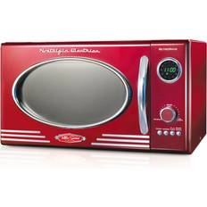 Countertop - Red Microwave Ovens Nostalgia 25 L 900W Countertop Microwave Red Red