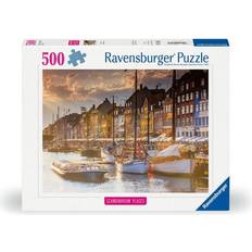 Puzzles Ravensburger Ravensburger Puzzle 12000846, Scandinavian Places Sonnenuntergang in Kopenhagen 500 Teile Puzzle für Erwachsene und Kinder ab 12 Jahren