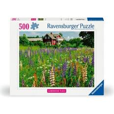 Puslespil 500 brikker Ravensburger Farm In Sweden Puslespil 500 Brikker