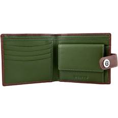 Dents Dents Smooth Nappa Leather Billfold Wallet With Rfid Blocking In English Tan/olive One