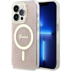Mobiltillbehör Guess iPhone 14 Pro Mobilskal MagSafe 4G Rosa