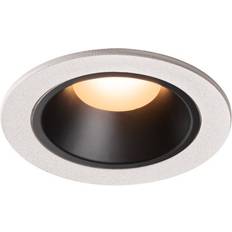 Belysning SLV Numinos S Inbyggd Spot 8W 2700K 40° Vit/Svart Spotlight