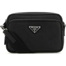 Prada Tasker Prada Bandoil Saffiano Leather Bag - Black