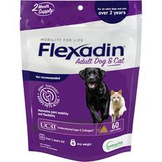 Vetoquinol Flexadin 4 Life Undenatured Type II Collagen Adult Dog & Cat Chews, Count of