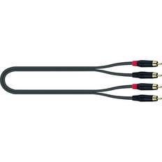 Kablar Quik Lok 2xRCA Ma Goldplated 2m
