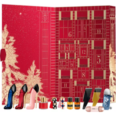 Julekalendere mænd Carolina Herrera Adventskalender 12 Stykker Fabulous Kiss The Lipstick Sheer 1g + 410 Alegria + Good Girl Blush EDP Spray 7ml