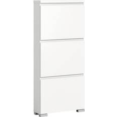 Xonox.home Shoe Cabinet White 130cm H X 60cm W X 18cm D