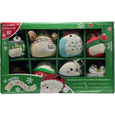 Squishmallows Toys Squishmallows Squishmallows Official Kellytoy 4 Inch Ornament Set Squishy Soft Plush Toy Winter Theme 8 Pack