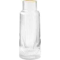 Karaffe Minna Mit Rillenrelief Und Goldrand 1.1 L