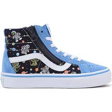 Vans 34 Barnskor Vans Little Kid's Sk8-Hi Reissue Side Zip - Glow Cosmic Zoo Black/Blue