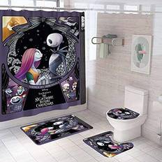 DDS-DUDES 4Pcs Nightmare Before Christmas Zombie Bride Jack Shower