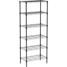 BestOffice Kitchen Garage Rack Black Shelving System 23x59"