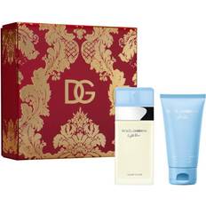 Donna Scatole regalo Dolce & Gabbana Light Blue Pour Femme Gift Set EdT 50ml + Body Cream 50ml