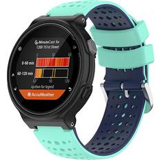 Teal + For Garmin Approach S20/S5/S6 Silicone Strap Bracelet 22mm Watch Band