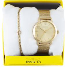 Watches Invicta Wildflower 34mm, Gold With Bracelet Set 47275