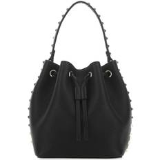 Bolsos Cubo Valentino Garavani Black Leather Rockstud Bucket Bag