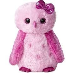 Owl Soft Toys Aurora 50406 World Girlz Nation Plush, Pink Snowy Owl