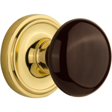 Doorknobs Nostalgic Warehouse Brown Porcelain (710540) 1