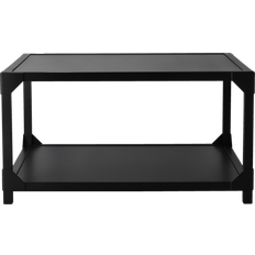 Gärsnäs Bleck Black Stained Beech Coffee Table 75x75cm