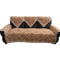 Gold Loose Sofa Covers Chenille Lace Sectional Protector Loose Sofa Cover Gold