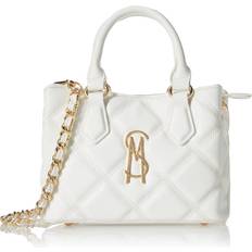 White Messenger Bags Steve Madden Mickey Quilted Satchel, White