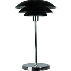 Dyberg Larsen DL20 Black/Chrome Bordslampa 30cm