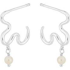 Pernille Corydon Ocean Dream Earrings - Silver/Pearls