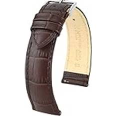 Brown Watch Straps Hirsch Duke 14mm Medium Brown Leather 01028110-1-14